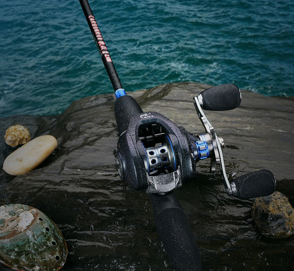 FANHBLUE Baitcasting Fishing Reel 7.1:1 High Speed Dual Brake System 18+1BB 8KG Drag For Pike Carp Fishing Accessories
FANHBLUE Baitcasting Fishing Reel 7.1:1 High Speed Dual Brake System 18+1BB 8KG Drag For Pike Carp Fishing Accessories
