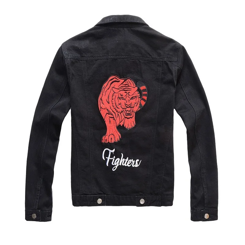 Fashion brand AMI jeans AMI embroidery locomotive jeans jacket Amiri jeans jacket #416
Fashion brand AMI jeans AMI embroidery locomotive jeans jacket Amiri jeans jacket #416
