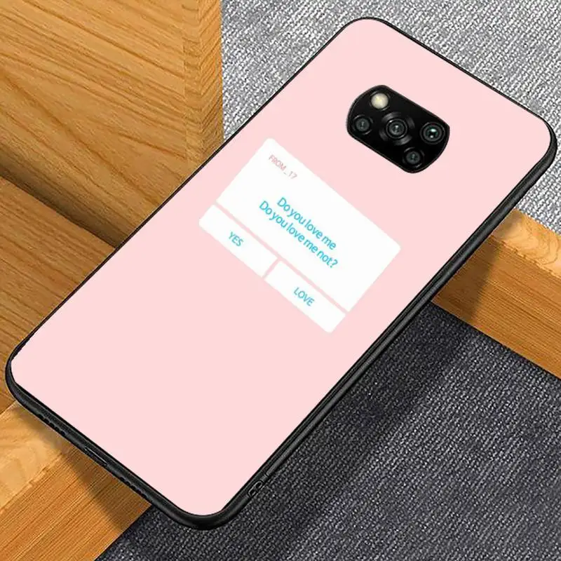 ins pink conversation box text Phone Case For Xiaomi redmi note mi 7 8 9 10 a s t pro max 4G 5g mobile bags
ins pink conversation box text Phone Case For Xiaomi redmi note mi 7 8 9 10 a s t pro max 4G 5g mobile bags