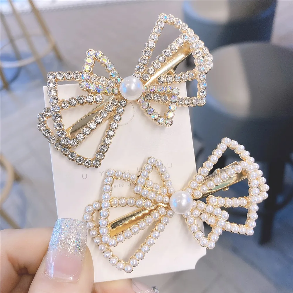 Fashion Imitiation Pearls Hollow Hair Clips for Girls Geometry Crystal Rhinestones Hairpins For Women Korea Hair Accessories
Fashion Imitiation Pearls Hollow Hair Clips for Girls Geometry Crystal Rhinestones Hairpins For Women Korea Hair Accessories