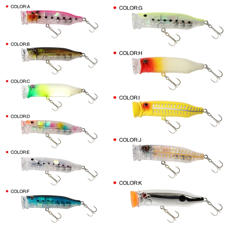 Popper Fishing Lure Weights9g Wobbler Floating Topwater Baits Isca Artificial Lures For Pike Fish Accessoires Goods Double Hooks
Popper Fishing Lure Weights9g Wobbler Floating Topwater Baits Isca Artificial Lures For Pike Fish Accessoires Goods Double Hooks