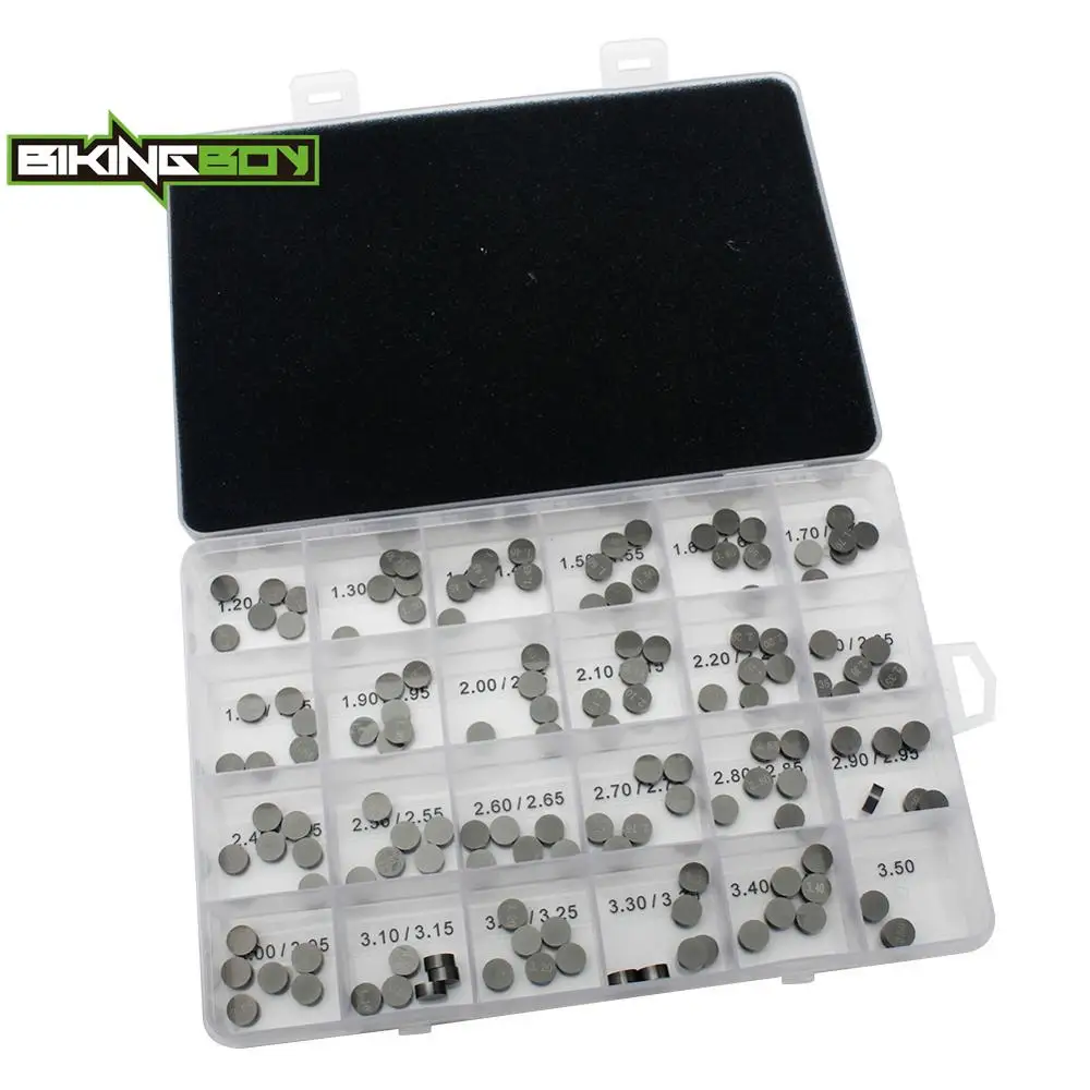 BIKINGBOY 141pcs Valve Shim For Kawasaki ZX6R ZX7R ZX9R ZX10R EX 250 300 Ninja 650 R KLE 650 Versys Z 1000 / ABS 14 15 16
BIKINGBOY 141pcs Valve Shim For Kawasaki ZX6R ZX7R ZX9R ZX10R EX 250 300 Ninja 650 R KLE 650 Versys Z 1000 / ABS 14 15 16