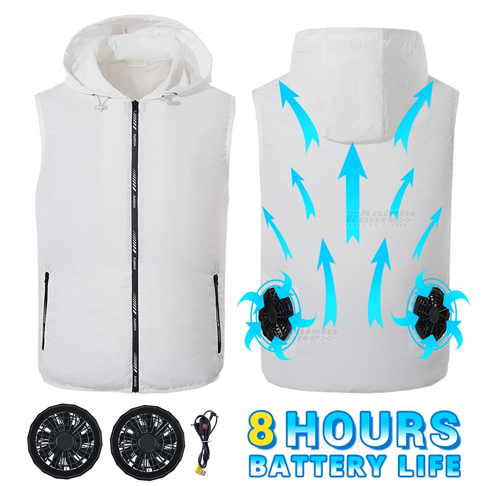 Motorcycle Jacket Summer Cooling Fan Vest Cycling Fishing Motobiker Moto USB Power Supply Windbreaker Running Hiking Jacket
Motorcycle Jacket Summer Cooling Fan Vest Cycling Fishing Motobiker Moto USB Power Supply Windbreaker Running Hiking Jacket