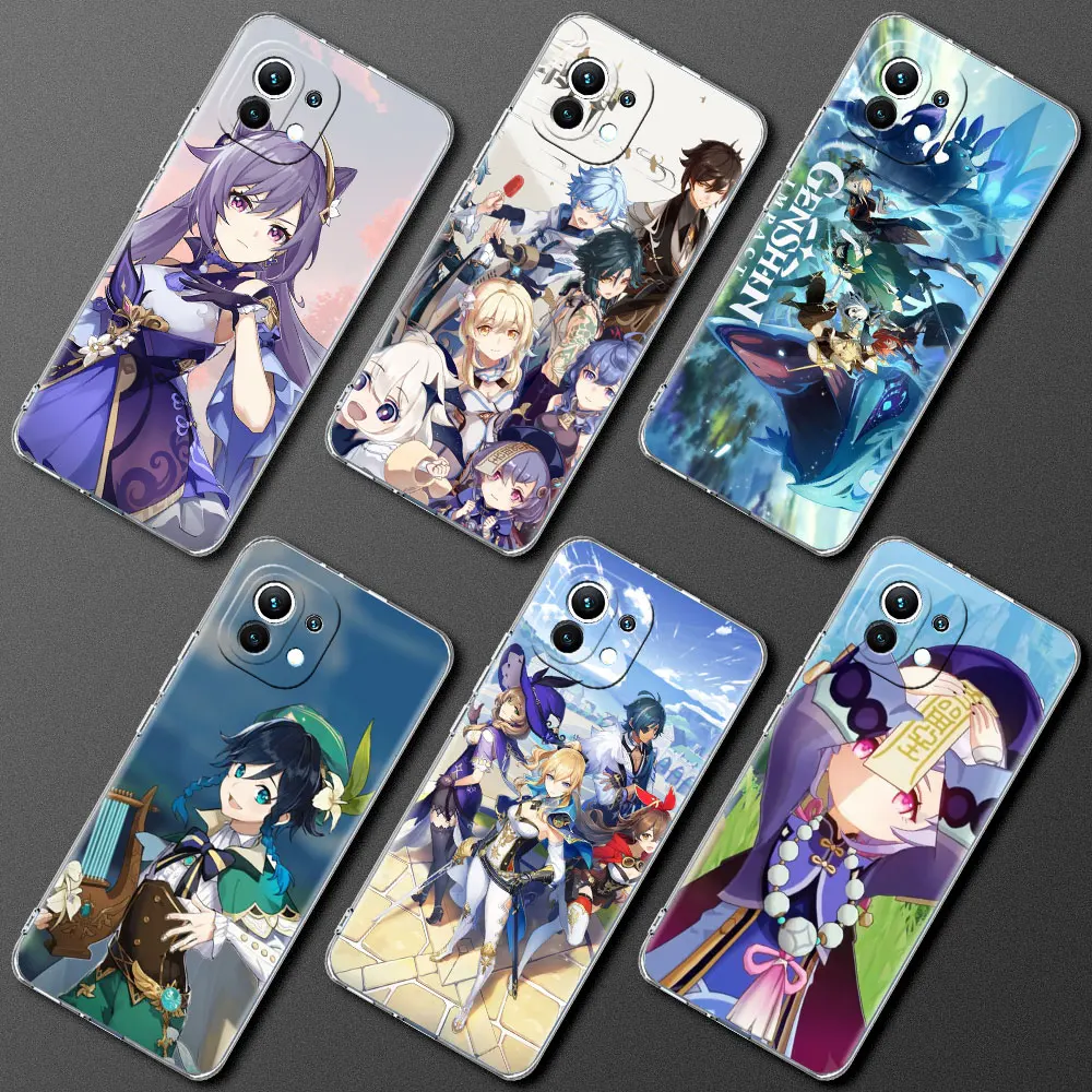 Silicone Case For Xiaomi Mi Poco X3 NFC 10T Pro M3 Note 10 Lite 11 9T F3 Transparent Shockproof Phone Cover Game Genshin Impact
Silicone Case For Xiaomi Mi Poco X3 NFC 10T Pro M3 Note 10 Lite 11 9T F3 Transparent Shockproof Phone Cover Game Genshin Impact