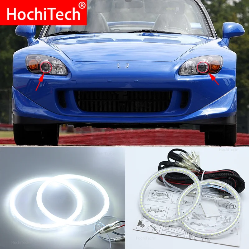 For Honda S2000 1999 2000 2001 2002 2003 Smd Led Angel Eyes kit Excellent Ultra bright illumination DRL Daytime running lights
For Honda S2000 1999 2000 2001 2002 2003 Smd Led Angel Eyes kit Excellent Ultra bright illumination DRL Daytime running lights