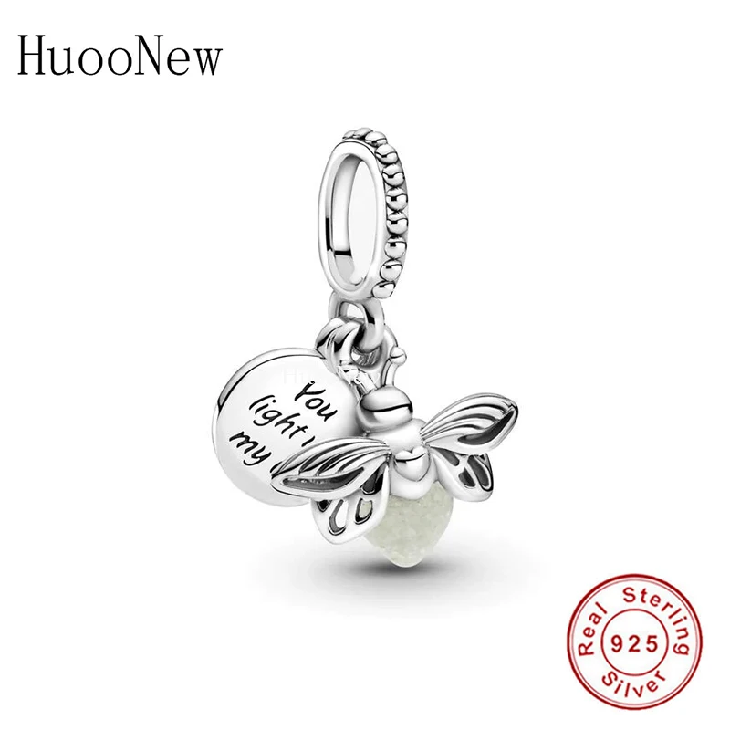 Fit Original Charm Bracelet Authentic 925 Sterling Silver You Light Up My Life Insect Firefly Bead For Making Women Berloque DIY
Fit Original Charm Bracelet Authentic 925 Sterling Silver You Light Up My Life Insect Firefly Bead For Making Women Berloque DIY