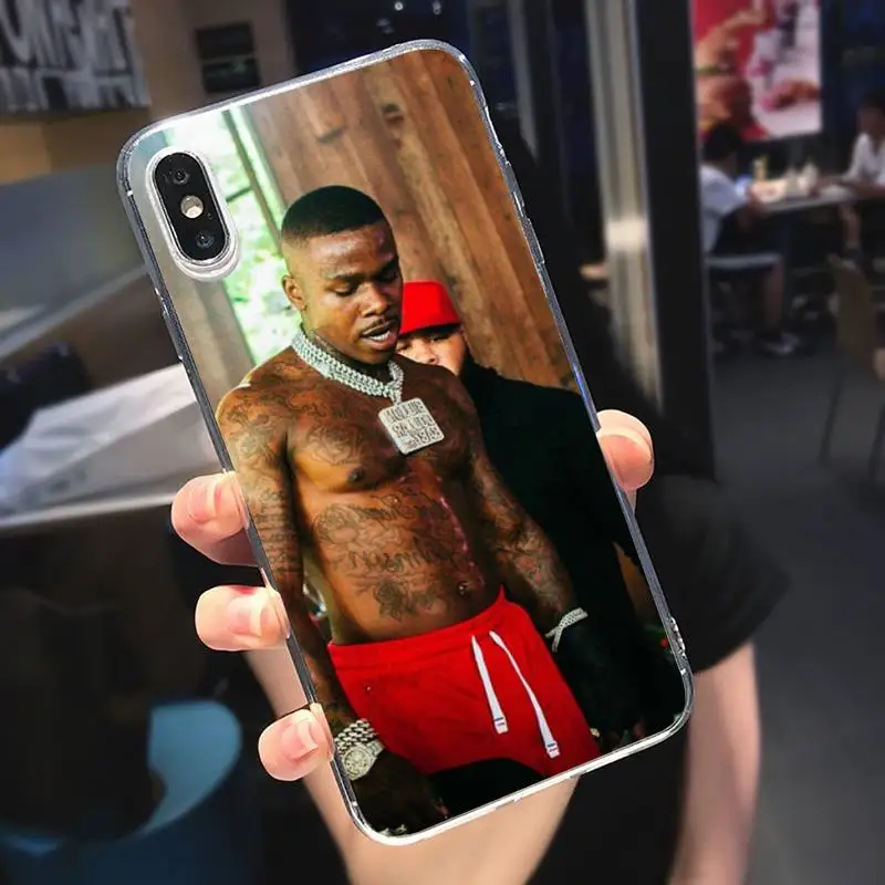 DaBaby rapper singer Phone Case Transparent soft For iphone 5 5s 5c se 6 6s 7 8 11 12 plus mini x xs xr pro max
DaBaby rapper singer Phone Case Transparent soft For iphone 5 5s 5c se 6 6s 7 8 11 12 plus mini x xs xr pro max
