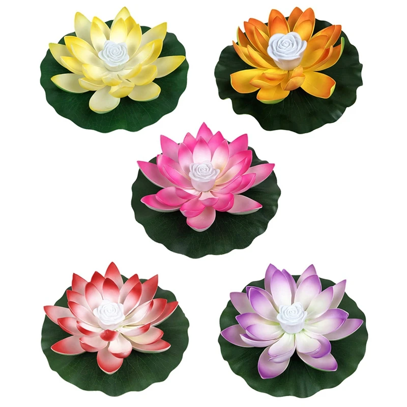 Miniature Artificial Floating Lotu Solar Powered Night Light LED Energy Saving Lotu Lamp for Garden Pool Pond Garden Decoration
Miniature Artificial Floating Lotu Solar Powered Night Light LED Energy Saving Lotu Lamp for Garden Pool Pond Garden Decoration