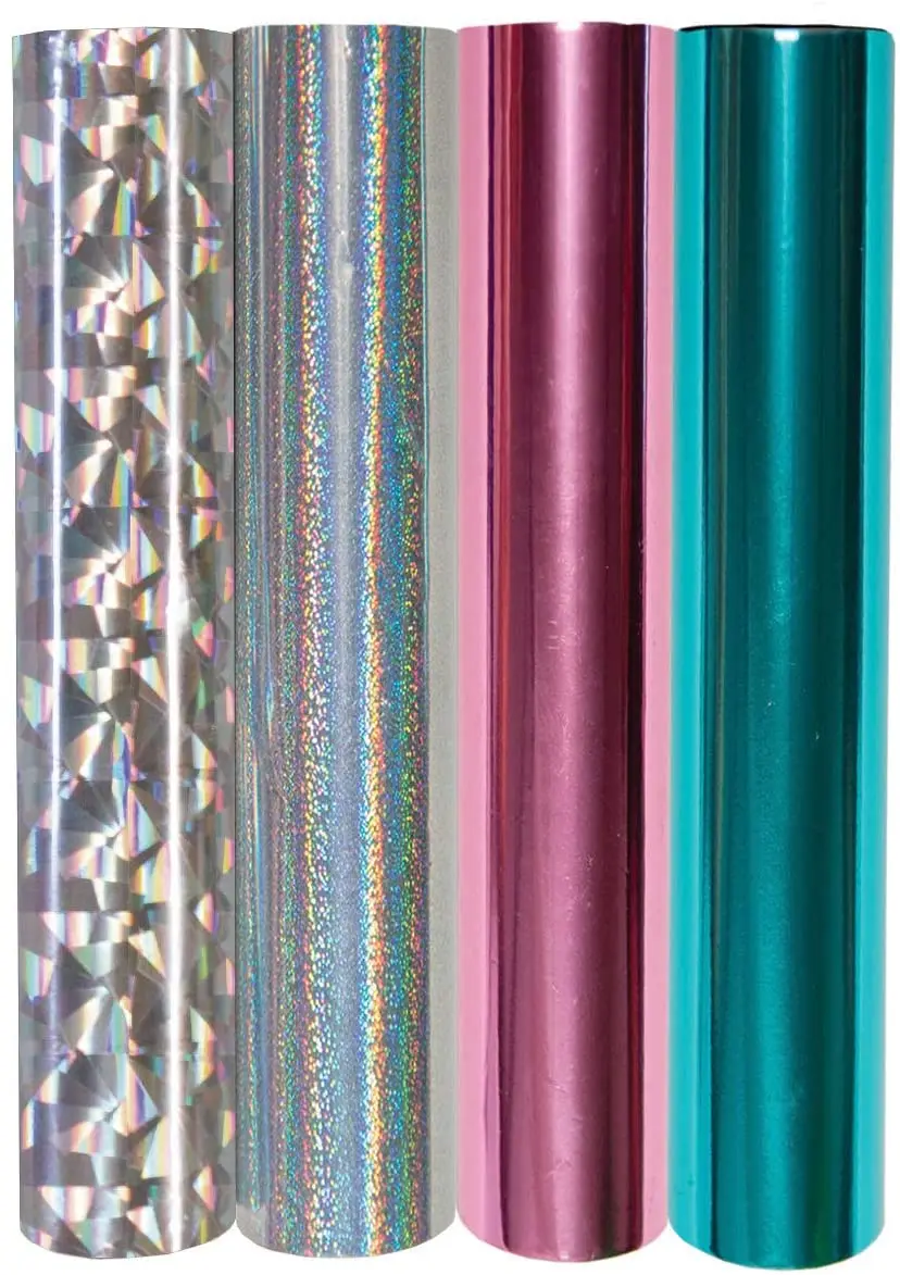 80M/Roll Gold Silver Holographic Hot Foil Stamping Paper Rolls for Heat Transfer on Diy Fabric Ribbon Leather Plastic Gift Box
80M/Roll Gold Silver Holographic Hot Foil Stamping Paper Rolls for Heat Transfer on Diy Fabric Ribbon Leather Plastic Gift Box