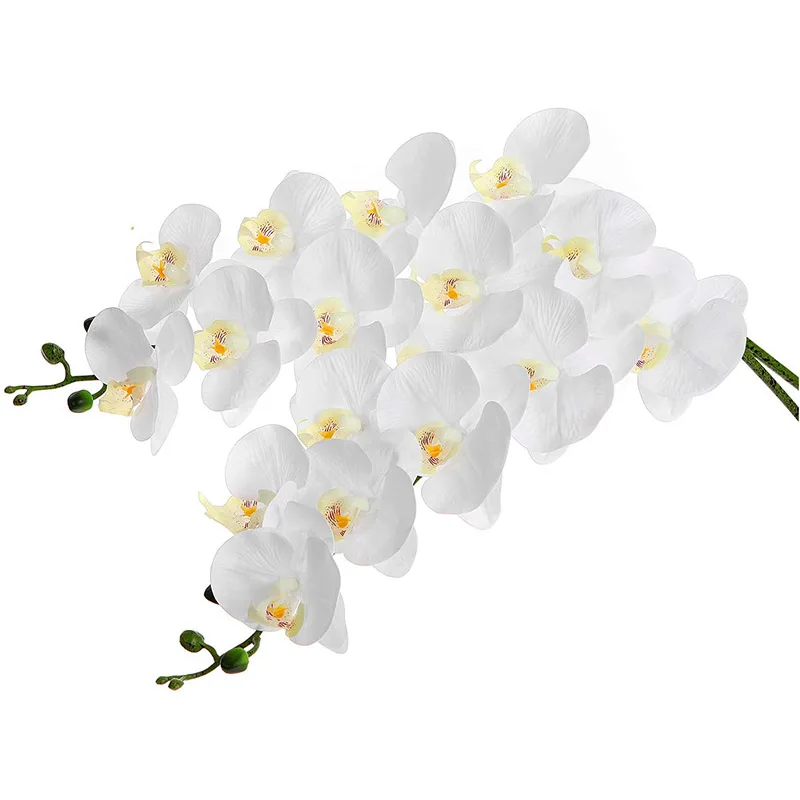 HOT 2Pcs 38inch Artificial Real Contact Orchids Flowers 9Heads Latex Phalaenopsis Stems for DIY Wedding Centerpieces,Kitchen
HOT 2Pcs 38inch Artificial Real Contact Orchids Flowers 9Heads Latex Phalaenopsis Stems for DIY Wedding Centerpieces,Kitchen