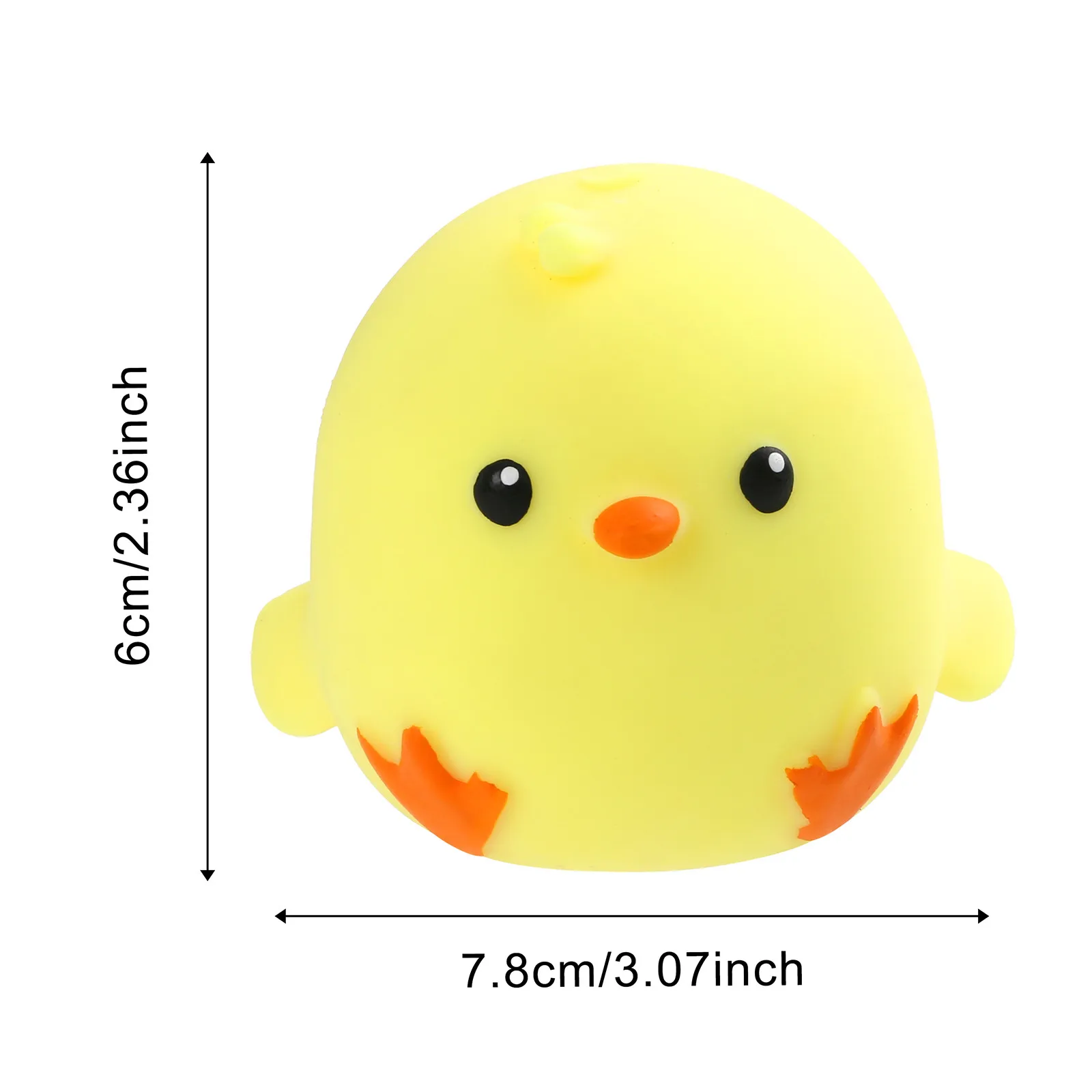 Squishy Toy Creative Chick Vent Stress Ball Decompression Toy Novelty Practical Jokes Squeez Stress Reliever Toy 5*
Squishy Toy Creative Chick Vent Stress Ball Decompression Toy Novelty Practical Jokes Squeez Stress Reliever Toy 5*