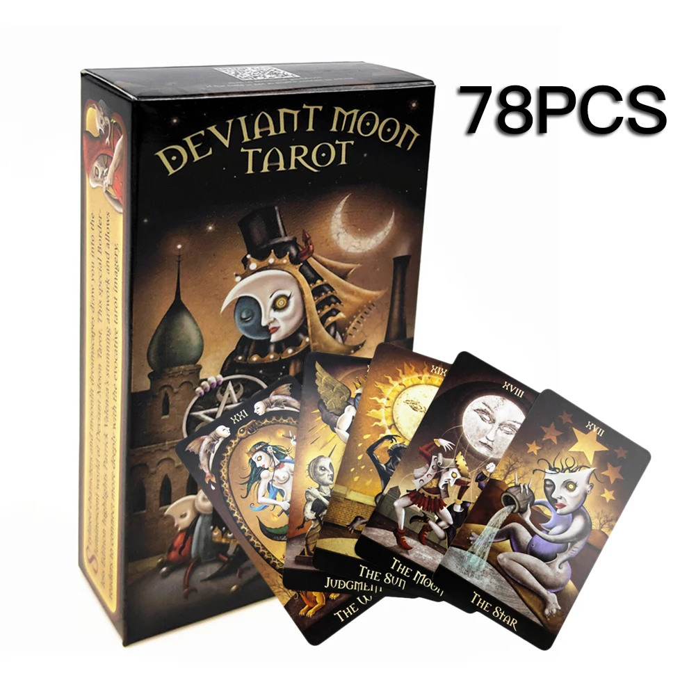 78pcs Moon Tarot Tarot Cards High Quality Read Fate Tarot Card Game For Personal Use Board Game Friend Table Games Dropshipping
78pcs Moon Tarot Tarot Cards High Quality Read Fate Tarot Card Game For Personal Use Board Game Friend Table Games Dropshipping