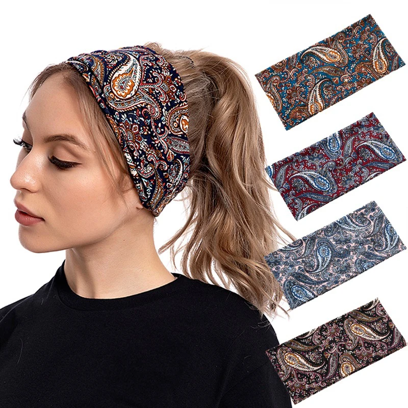 New Print Headbands For Women Bandanas Elastic Vintage Cross Hair Bands Flower Hairbands Floral Turban Fashion Hair Accessories
New Print Headbands For Women Bandanas Elastic Vintage Cross Hair Bands Flower Hairbands Floral Turban Fashion Hair Accessories