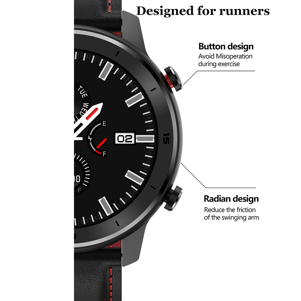 IP68 Smart Watch Men Women 1.3" Touch Sport Heart Rate Monitor SmartWatch Waterproof Smart Watches Compatible For Android iOS
IP68 Smart Watch Men Women 1.3" Touch Sport Heart Rate Monitor SmartWatch Waterproof Smart Watches Compatible For Android iOS