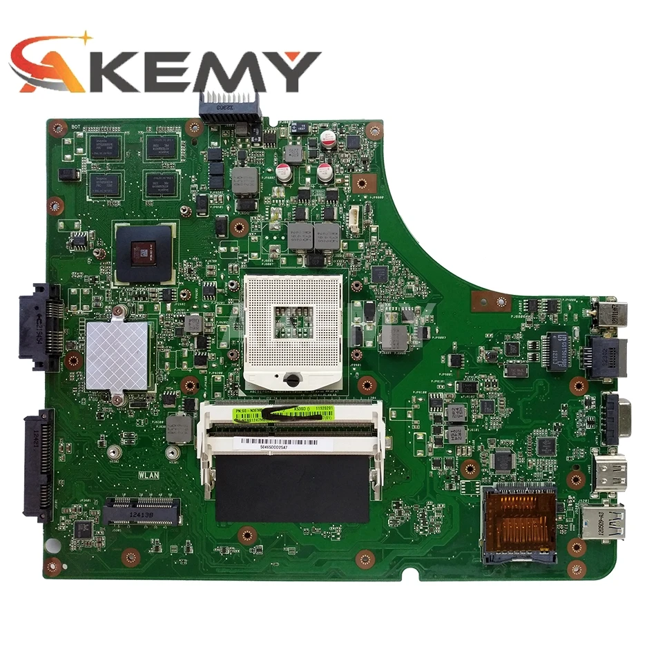 Akemy NEW K53SD REV5.1 материнская плата для ASUS A53S X53S Материнская ноутбука HM65 GT610M 2GB GPU USB