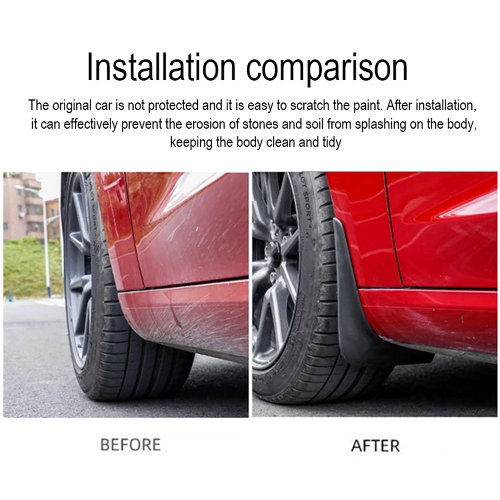 1PCS Car Mudflaps Mud Flaps Splash Guards Mudguards Mud Flap Front Rear Fender Protector For Tesla Model Y 2021
1PCS Car Mudflaps Mud Flaps Splash Guards Mudguards Mud Flap Front Rear Fender Protector For Tesla Model Y 2021