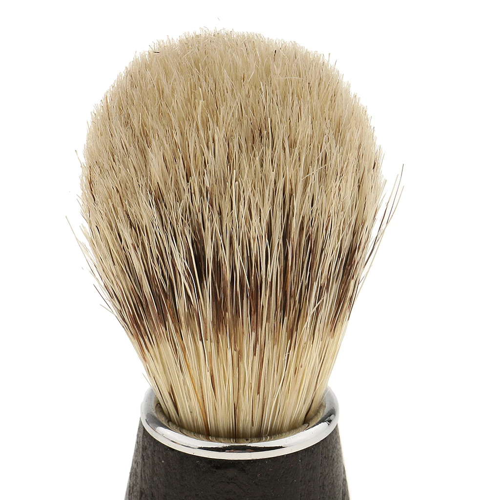 

Новая мужская Подарочная мягкая кисть для бритья бороды с пластиковой ручкой домашний салонный парикмахерский инструмент