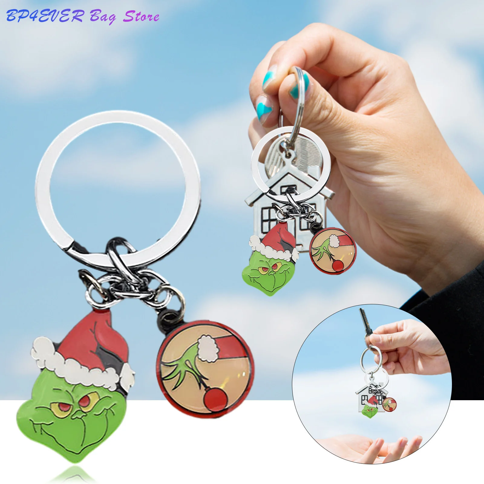 Grinch Keychain Cartoon Kawaii Keyring Fandom Enthusiast Seus Stole Nightmare Before Christmas Keychain Necklace Brooch Gifts
Grinch Keychain Cartoon Kawaii Keyring Fandom Enthusiast Seus Stole Nightmare Before Christmas Keychain Necklace Brooch Gifts