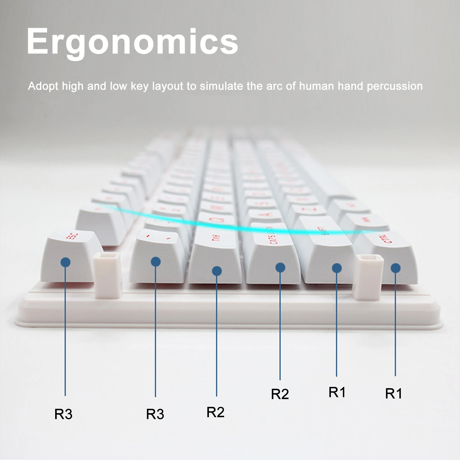 108Pcs Backlight Solid Color ABS Key Caps Replacement for Mechanical Keyboard
108Pcs Backlight Solid Color ABS Key Caps Replacement for Mechanical Keyboard