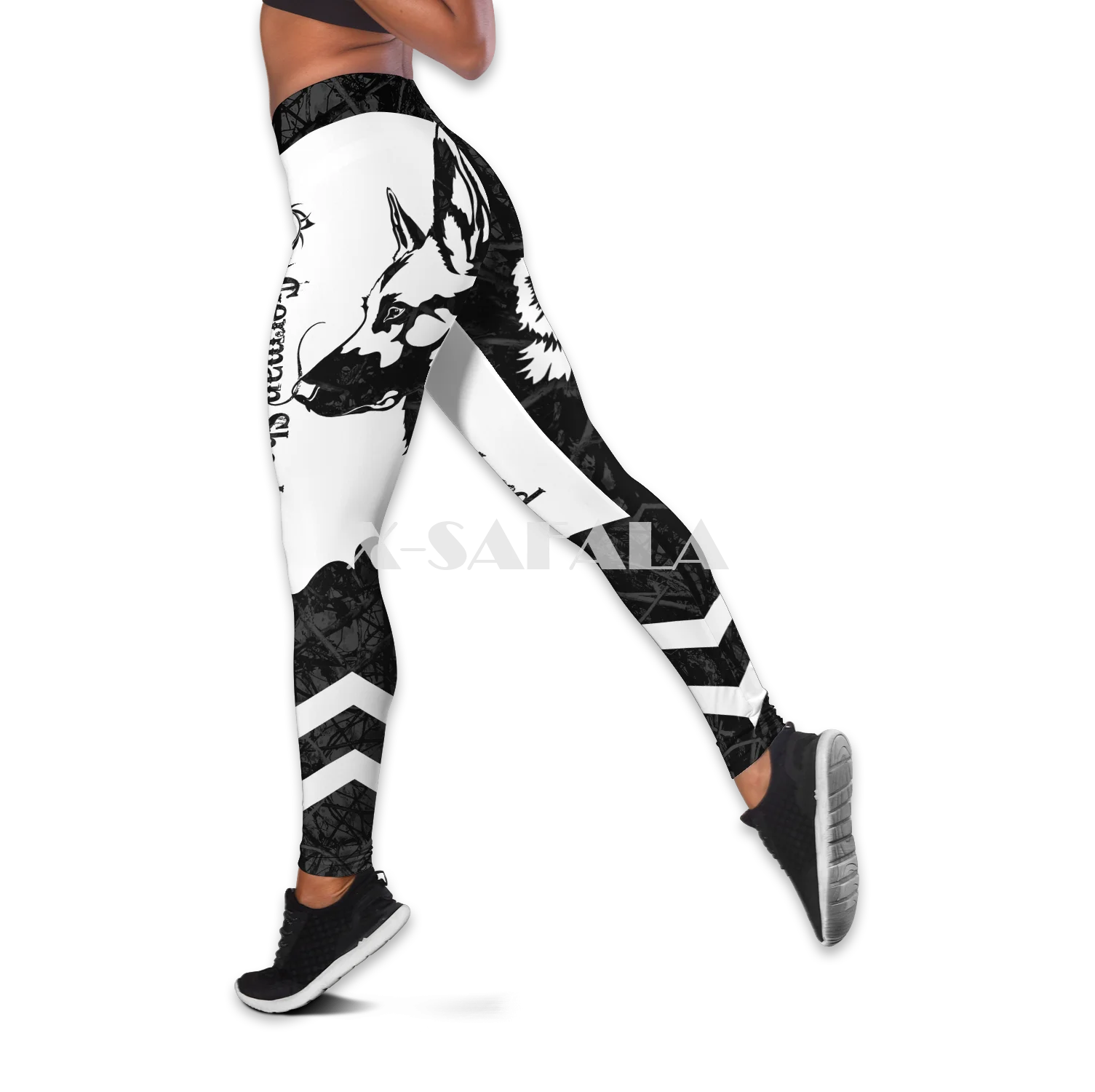 German Shepherd Black Tattoos Two Piece Yoga Set Women 3D Print Vest Hollow Out Tank Top High Waist Legging Summer Casual Sport
German Shepherd Black Tattoos Two Piece Yoga Set Women 3D Print Vest Hollow Out Tank Top High Waist Legging Summer Casual Sport