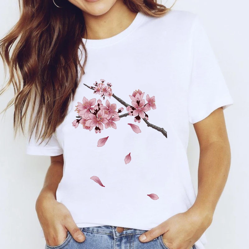 Women's T-shirt Peach Blossom T-shirt Print Casual Graphic O-neck Harajuku Tshirts 90s Streetwear Fashion Fun Retro To
Women's T-shirt Peach Blossom T-shirt Print Casual Graphic O-neck Harajuku Tshirts 90s Streetwear Fashion Fun Retro To