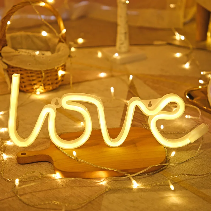 Love Neon Lights LED letter Love Shape Confession Valentine's proposal wedding party Decoration Lights Battery USB LED light
Love Neon Lights LED letter Love Shape Confession Valentine's proposal wedding party Decoration Lights Battery USB LED light