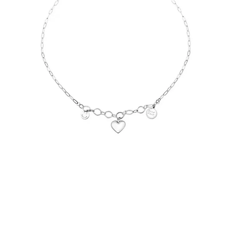 Chain heart smile Pendant Choker Necklace Women Statement Bohemian Beach Jewelry Gift Cheap
Chain heart smile Pendant Choker Necklace Women Statement Bohemian Beach Jewelry Gift Cheap
