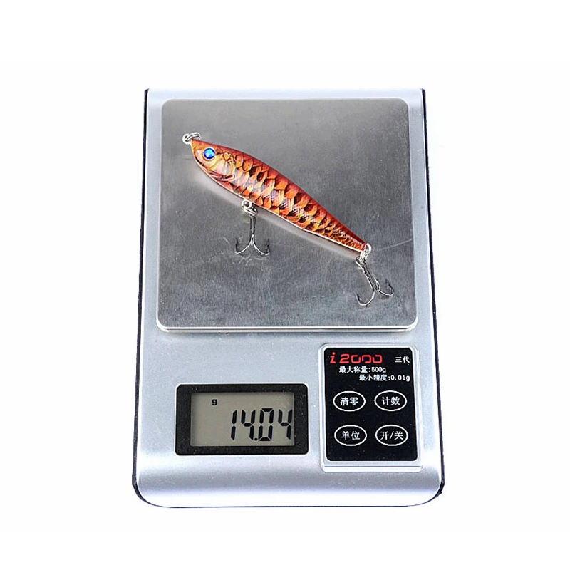 

1 Pcs Minnow Fishing Lure 8cm 15cm Sinking Wobblers Pesca Artificial Hard Bait 3 Hook Crankbait Bass Carp Lures Fishing Tackle