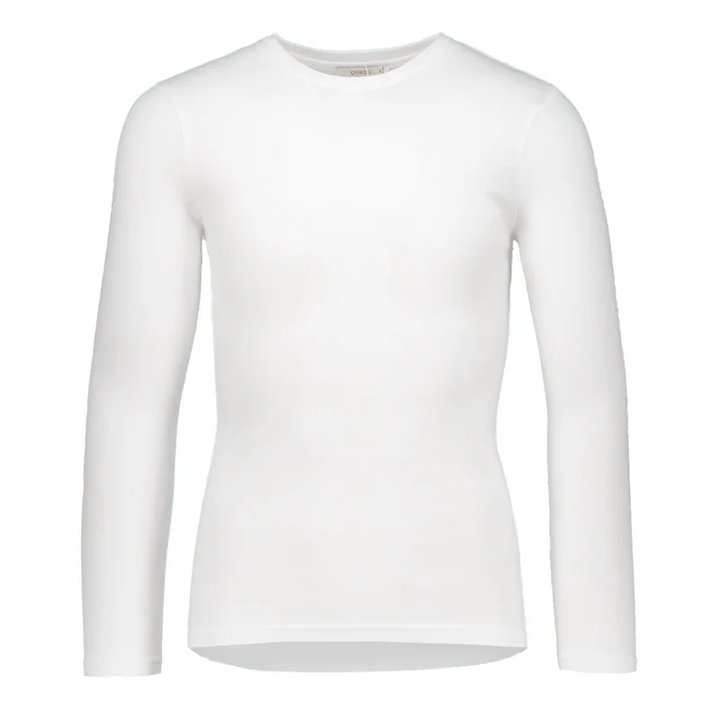 Men Underwears Casual Long Sleeve O-Neck Bottoming Male Autumn Winter White Polylactic Acid Breathable Thermal Underwear Tops 
Men Underwears Casual Long Sleeve O-Neck Bottoming Male Autumn Winter White Polylactic Acid Breathable Thermal Underwear Tops