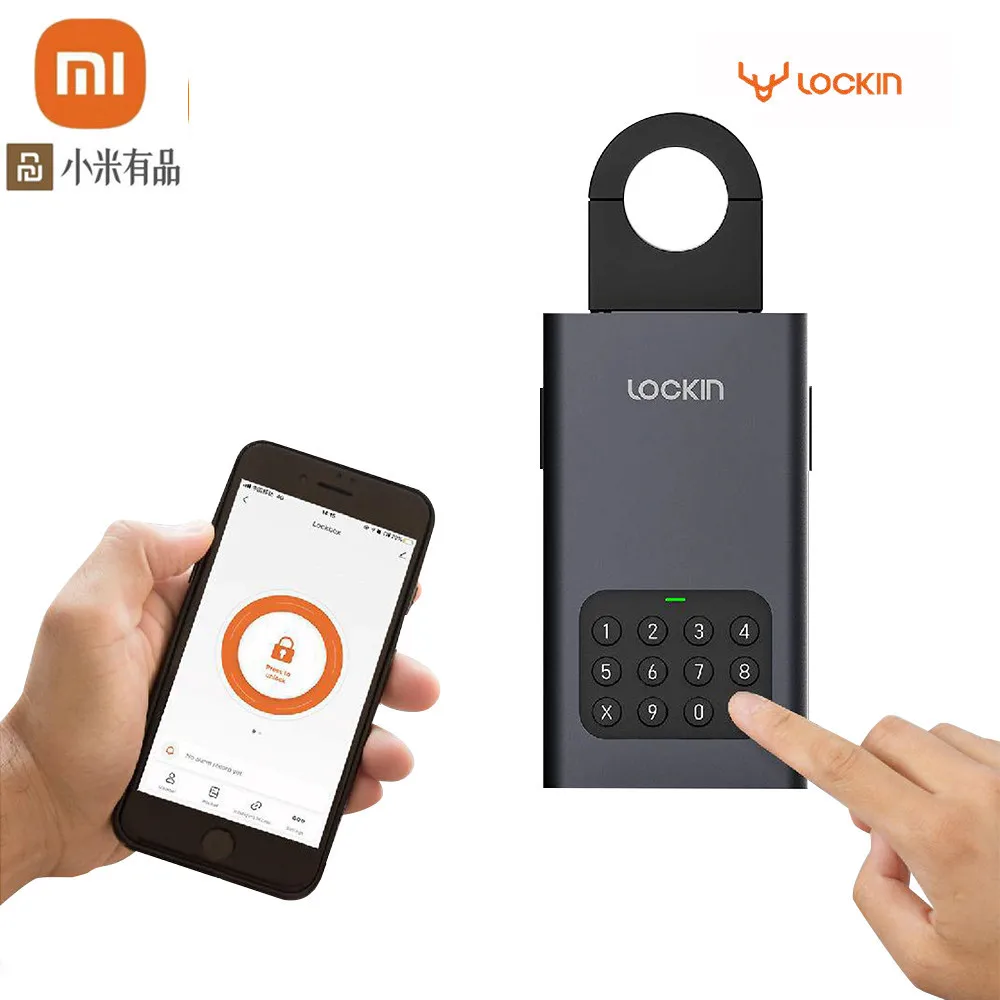 Lockin Smart Key Storage Lock Box BT Wireless Password Key Safe Alloy BOX IPX5 Waterproof For tuya APP Remote Control for Xiaomi
Lockin Smart Key Storage Lock Box BT Wireless Password Key Safe Alloy BOX IPX5 Waterproof For tuya APP Remote Control for Xiaomi