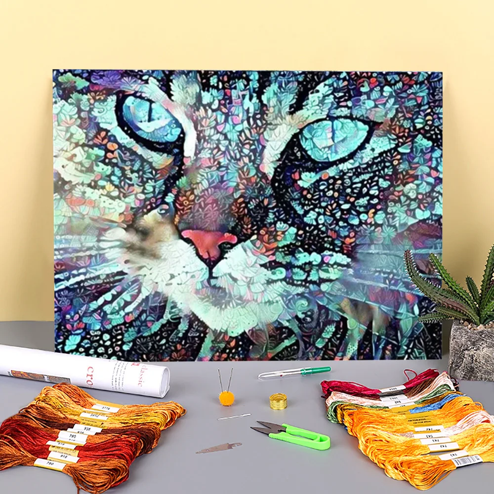Водорастворимый холст с изображением кота и животного, 11CT, Набор для вышивки крестиком, вышивка «сделай сам», DMC нитки, живопись, рукоделие, ш...
Водорастворимый холст с изображением кота и животного, 11CT, Набор для вышивки крестиком, вышивка «сделай сам», DMC нитки, живопись, рукоделие, ш...