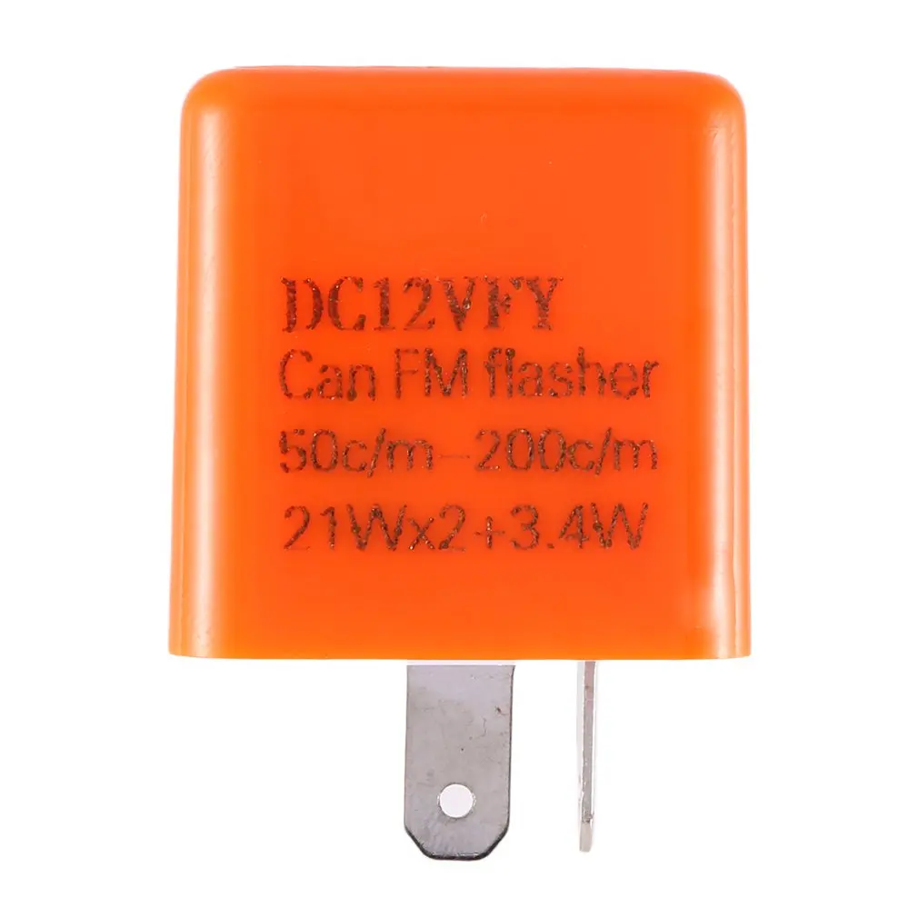 12V 2 Pin LED Flasher Frequency Relay Turn Signal Indicator Turn Signal Yellow Motorcycle Flasher Multiple Protection
12V 2 Pin LED Flasher Frequency Relay Turn Signal Indicator Turn Signal Yellow Motorcycle Flasher Multiple Protection