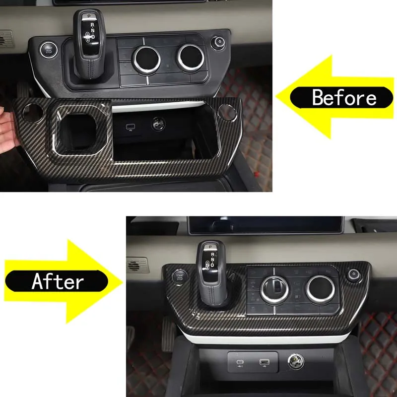 Для Land Rover Defender 90 2020 ABS Автомобильная центральная консоль Переключение режима кондиционирования воздуха Кнопка крышка рамы наклейка Аксессуары для 110-22
Для Land Rover Defender 90 2020 ABS Автомобильная центральная консоль Переключение режима кондиционирования воздуха Кнопка крышка рамы наклейка Аксессуары для 110-22
