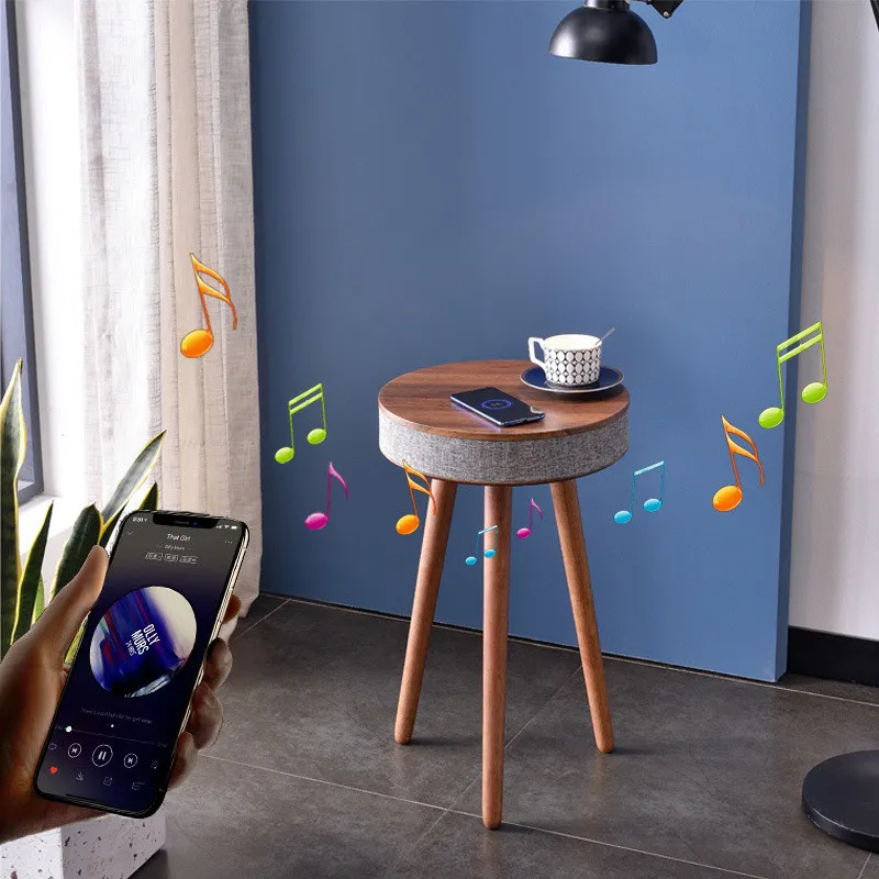 Smart Speaker Coffee Table Home Living Room Inductive Charging Outdoor Sound Control 3D Surround Wooden Tea Table Coffee Desks
Smart Speaker Coffee Table Home Living Room Inductive Charging Outdoor Sound Control 3D Surround Wooden Tea Table Coffee Desks