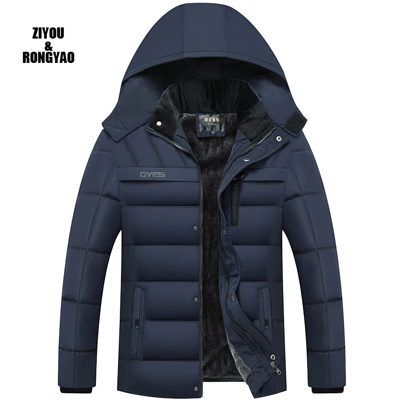 Mens Winter Jackets and Coats Thick Warm Solid Color Men's Coat Padded Overcoat Outerwear waterproof Parkas for Men
Mens Winter Jackets and Coats Thick Warm Solid Color Men's Coat Padded Overcoat Outerwear waterproof Parkas for Men