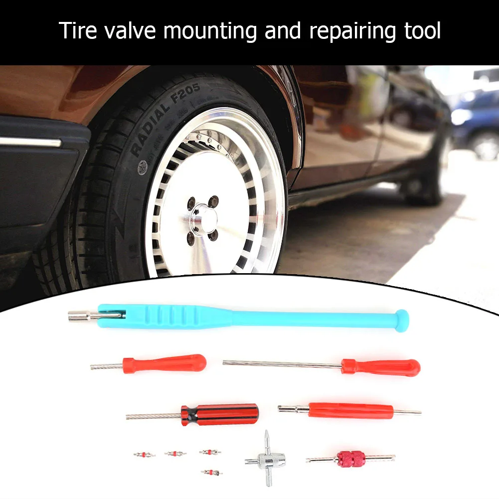 11 шт./компл. Съемник штока клапана для ремонта шин, съемник сердечника клапана, сердечники клапана, компоненты для ремонта внешней части авт... 
11 шт./компл. Съемник штока клапана для ремонта шин, съемник сердечника клапана, сердечники клапана, компоненты для ремонта внешней части авт...