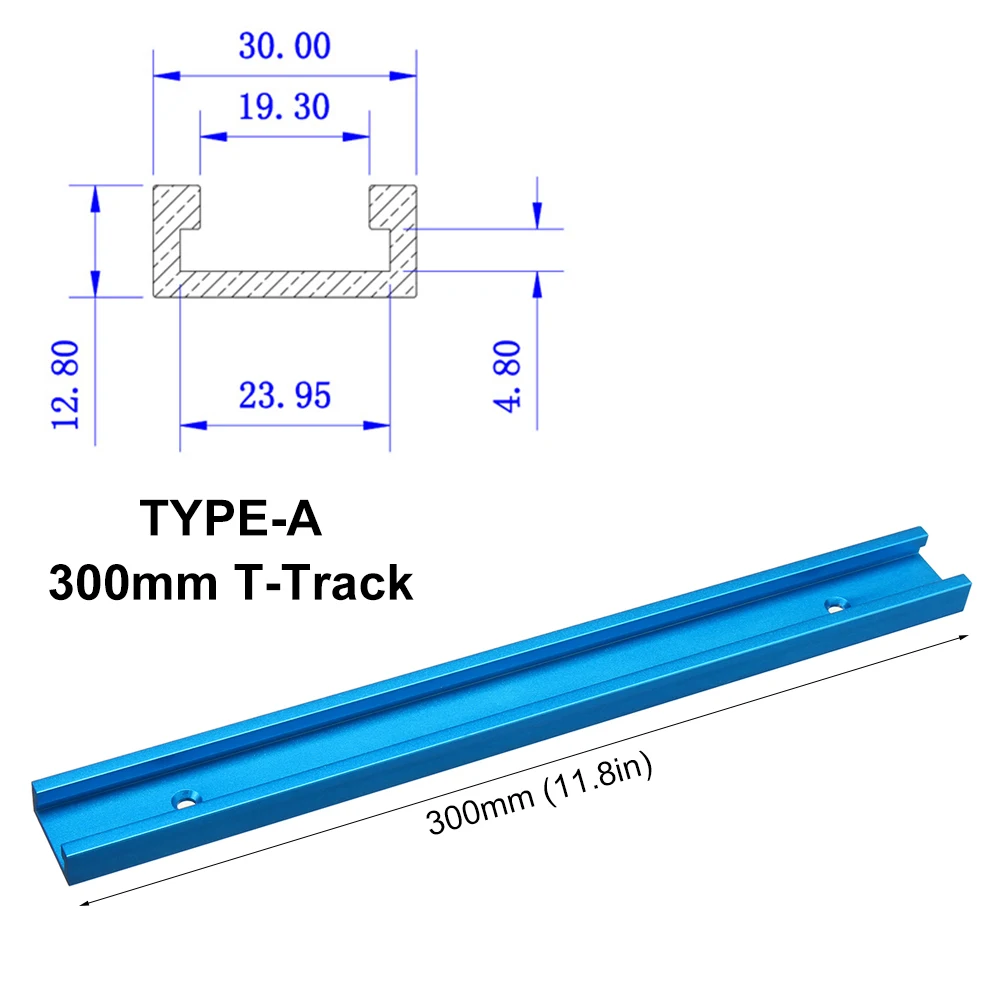 30-60CM Aluminium Alloy T-track T-Slot Miter Track Jig Fixture Saw Table for Router Table Bandsaws Woodworking DIY Tools
30-60CM Aluminium Alloy T-track T-Slot Miter Track Jig Fixture Saw Table for Router Table Bandsaws Woodworking DIY Tools