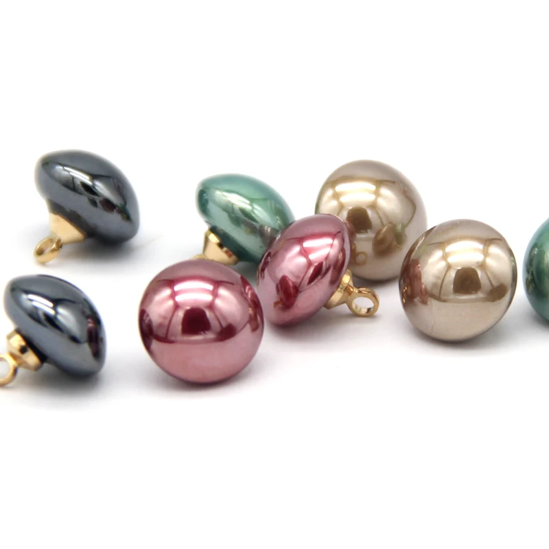 HENGC 10mm Glaze Jewelry Pearl Metal Shank Buttons For Clothing Women Shirt Dress Wedding Mini DIY Decorative Sewing Accessories
HENGC 10mm Glaze Jewelry Pearl Metal Shank Buttons For Clothing Women Shirt Dress Wedding Mini DIY Decorative Sewing Accessories
