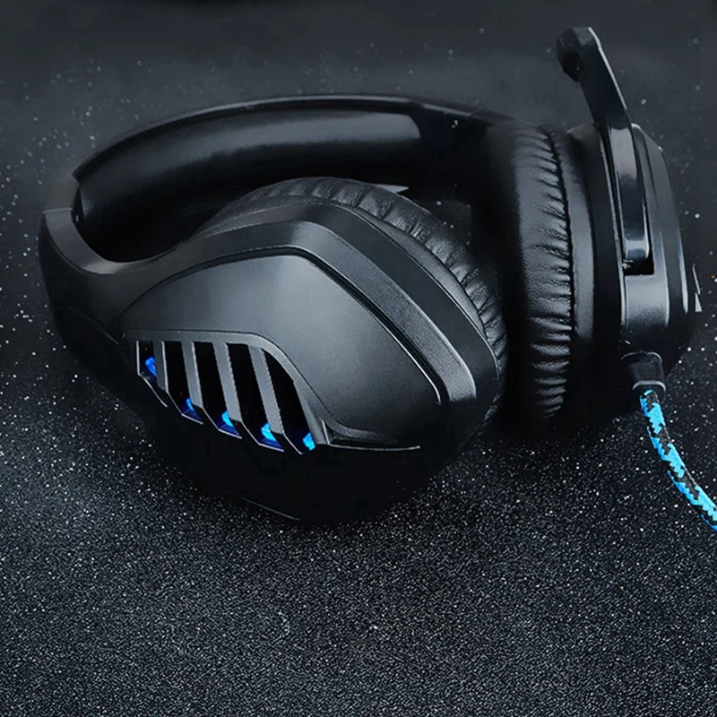 Wired Gaming Headset Headphones Desktop Computer Gaming Heavy Bass Luminous Headset
Wired Gaming Headset Headphones Desktop Computer Gaming Heavy Bass Luminous Headset