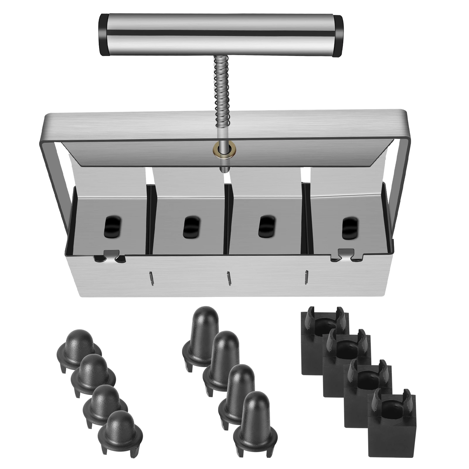 Handheld Soil Blocker Manual Block Maker Soil Blocker 2 Inches Planting Soil Blocking Tool with Dibbles for Garden Prep Bloqueur
Handheld Soil Blocker Manual Block Maker Soil Blocker 2 Inches Planting Soil Blocking Tool with Dibbles for Garden Prep Bloqueur