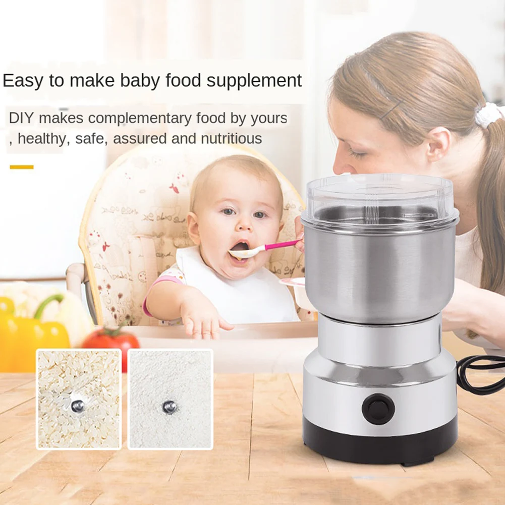 Electric Coffee Grinder Electric Kitchen Cereals Nuts Beans Grains Grinder Machine Multifunctional Home Cafe For Home And Office
Electric Coffee Grinder Electric Kitchen Cereals Nuts Beans Grains Grinder Machine Multifunctional Home Cafe For Home And Office
