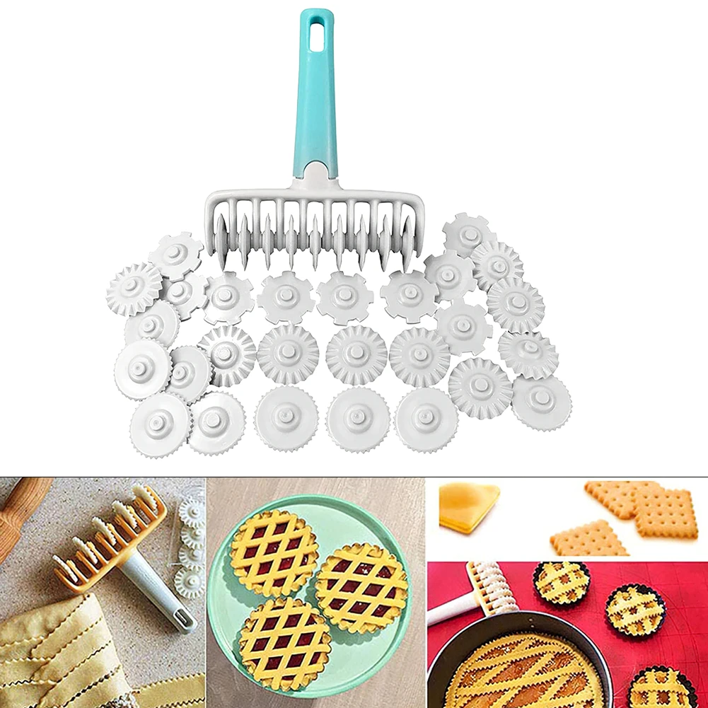 Dough Roller Kit Pasta Slicer Wheel Set Measuring Spoon Crust Roller Slicer Kitchen Pastry Wheel Roller Fondant Ribbon Slicer
Dough Roller Kit Pasta Slicer Wheel Set Measuring Spoon Crust Roller Slicer Kitchen Pastry Wheel Roller Fondant Ribbon Slicer