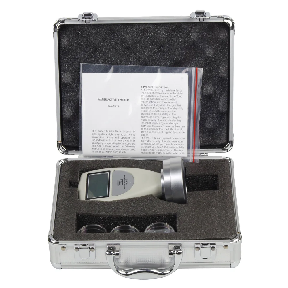 WA-160A Water Activity Meter ,Corn/bread/cake food water activity meter Analyzer Water tools free shipping
WA-160A Water Activity Meter ,Corn/bread/cake food water activity meter Analyzer Water tools free shipping