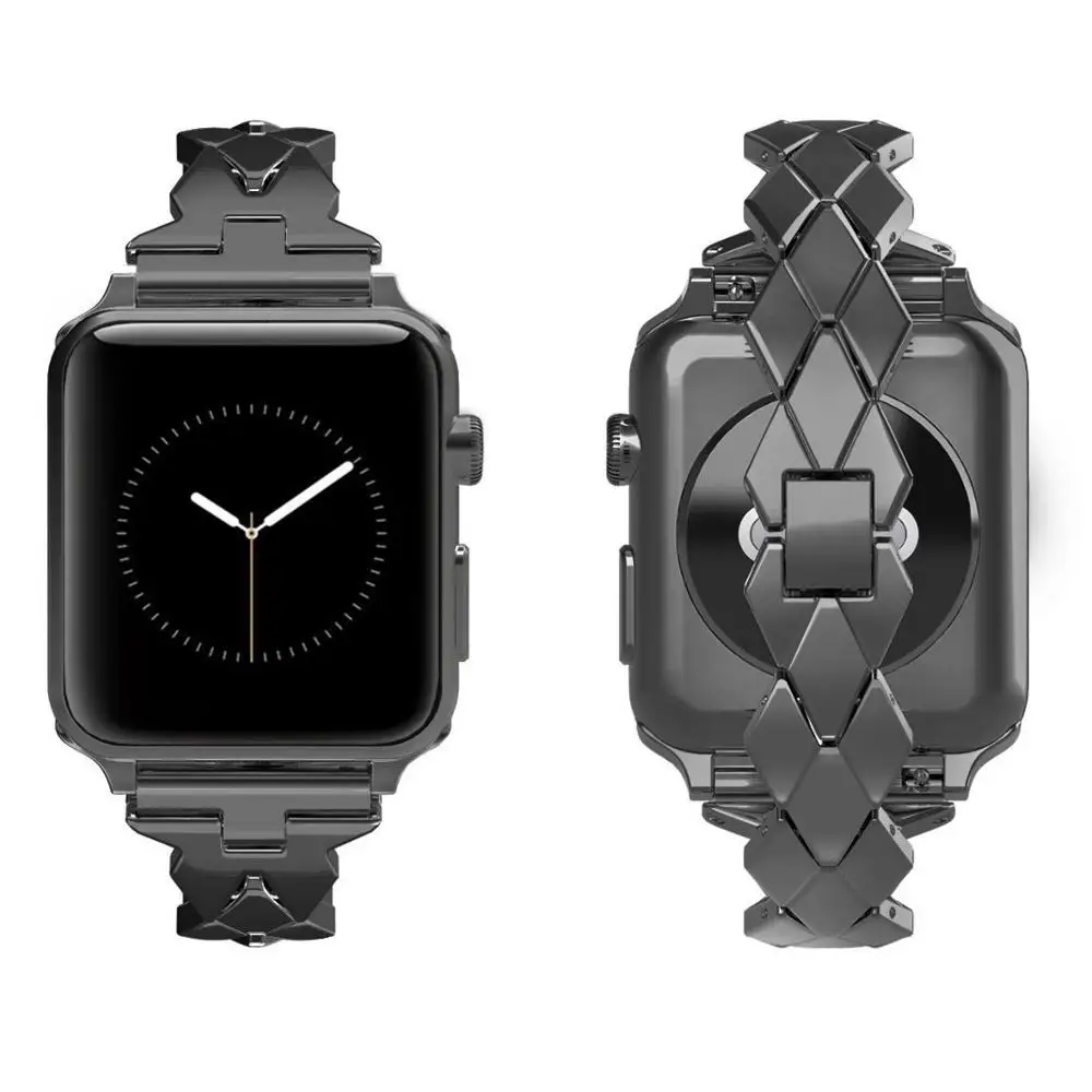 Ромбический ремешок для Apple Watch 4 Band 44 мм 40 мм, металлический браслет из нержавеющей стали для iWatch Band 42 мм 38 мм, Apple Watch 3 2 1
Ромбический ремешок для Apple Watch 4 Band 44 мм 40 мм, металлический браслет из нержавеющей стали для iWatch Band 42 мм 38 мм, Apple Watch 3 2 1