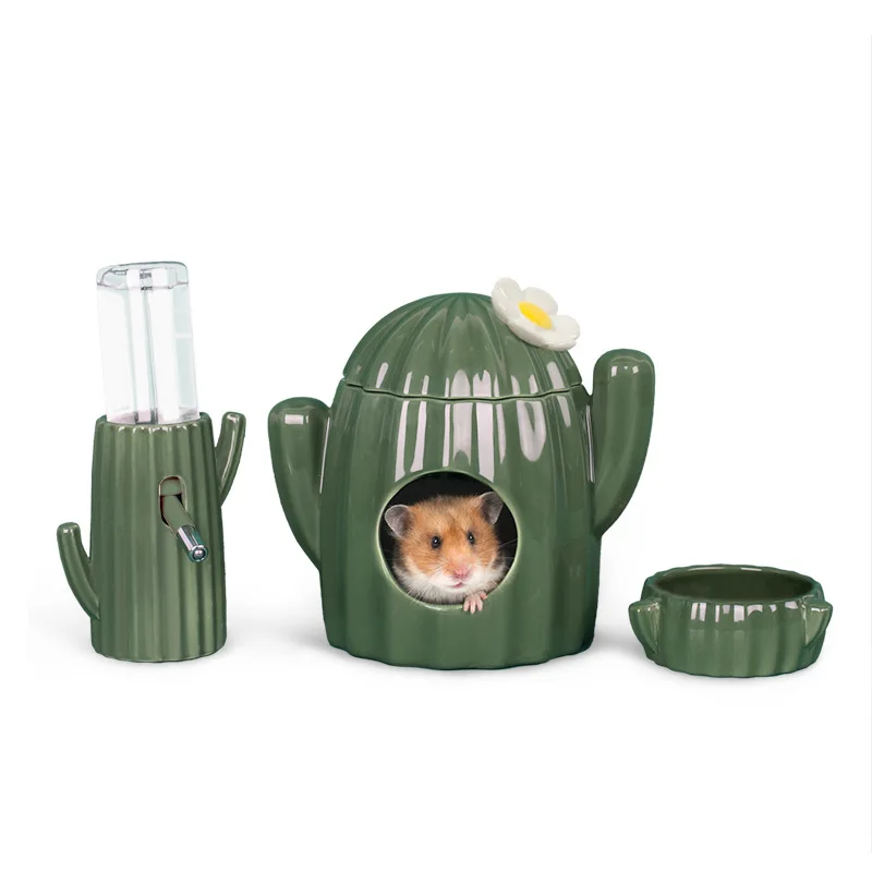 Cute Hamster Cage Ceramic Cactus Small Pet House Guinea Pig Hamster House Pet Bed Small Animal Nest For Rodent Chinchilla
Cute Hamster Cage Ceramic Cactus Small Pet House Guinea Pig Hamster House Pet Bed Small Animal Nest For Rodent Chinchilla