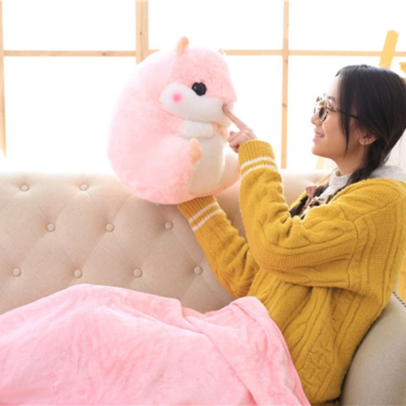 Office Lunch Break Cute Hamster Pillow Blanket Multifunctional Combination
Office Lunch Break Cute Hamster Pillow Blanket Multifunctional Combination