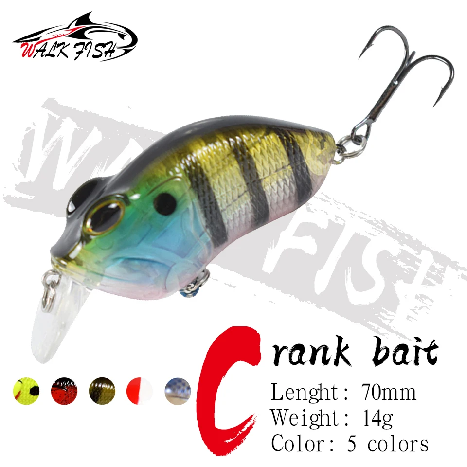 WALK FISH 70MM 14G Artificial Crankbait Wobblers Fishing Lures Minnow Floating Bait Swimbait Bass Pike Fishing Tackle 
WALK FISH 70MM 14G Artificial Crankbait Wobblers Fishing Lures Minnow Floating Bait Swimbait Bass Pike Fishing Tackle