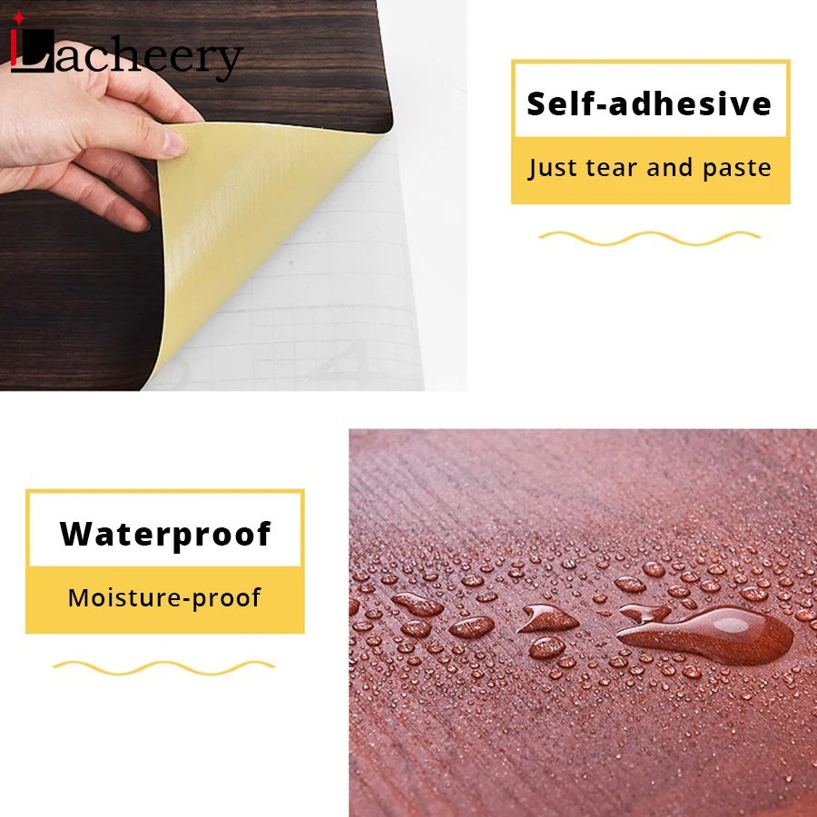 1M/2M Waterproof Wood Vinyl Wallpaper Roll Self Adhesive Contact Paper Doors Cabinet Desktop Modern Furniture Decorative Sticker
1M/2M Waterproof Wood Vinyl Wallpaper Roll Self Adhesive Contact Paper Doors Cabinet Desktop Modern Furniture Decorative Sticker