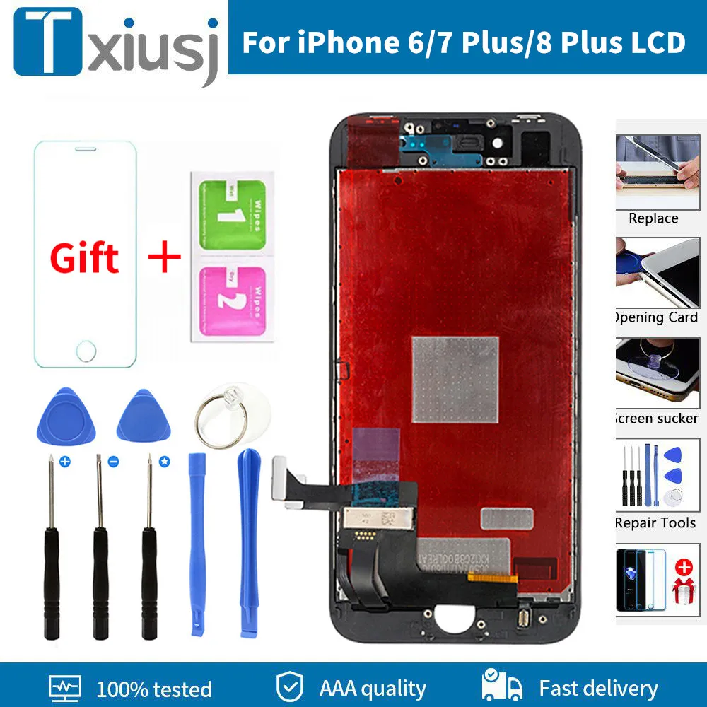 10Pcs/Lot OLED Pantalla For iPhone 8 plus LCD Screen Diaplay Replacement For iPhone 6g 7 Plus 3D Touch Screen Digitizer Assembly
10Pcs/Lot OLED Pantalla For iPhone 8 plus LCD Screen Diaplay Replacement For iPhone 6g 7 Plus 3D Touch Screen Digitizer Assembly