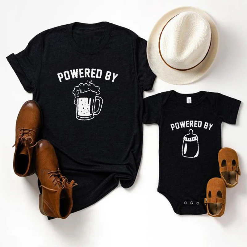 Fathers Day Gift Matching Family Outfits Powered By Beer Fashion Boy Clothes Plus Size Father and Son Matching Shirts 2021 T
Fathers Day Gift Matching Family Outfits Powered By Beer Fashion Boy Clothes Plus Size Father and Son Matching Shirts 2021 T